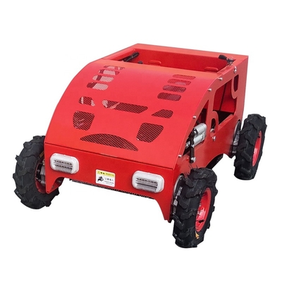 New 4-Stroke Zero Ride System Gasoline Lawn Mower Rubber Wheel Cralwer Lawn Mower With Gas Engine