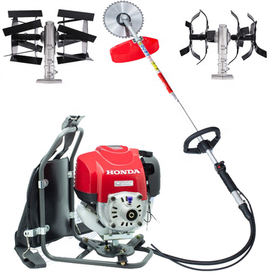 Grass Weeding Machine Portable Self Propelled Lawn Trimmer Gasoline Lawn Mower Lawn Mower